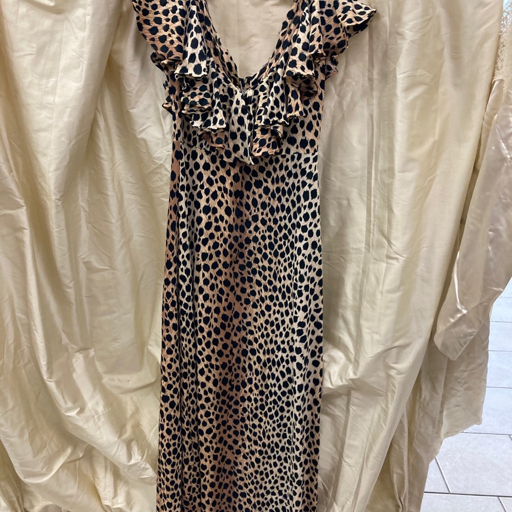Vintage Poly Leopard Maxi.